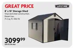 Home Hardware 8' x 10' Storage Shed offer