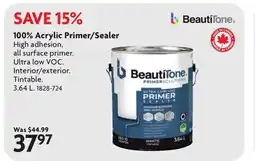 Home Hardware 100% Acrylic Primer/Sealer offer