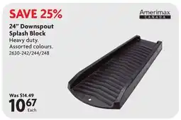 Home Hardware 24 Downspout Splash Block offer