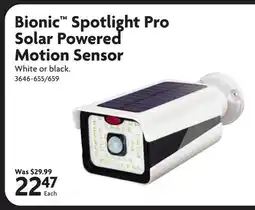 Home Hardware Bionic Spotlight Pro Solar Powered Motion Sensor offer