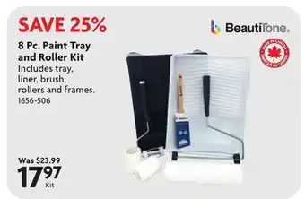 Home Hardware 8 Pc. Paint Tray and Roller Kit offer