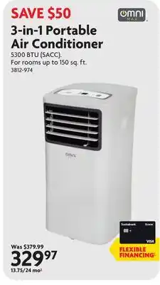 Home Hardware 3-in-1 Portable Air Conditioner offer