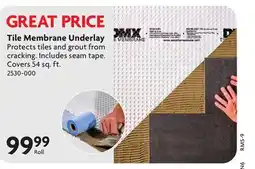 Home Hardware Tile Membrane Underlay offer