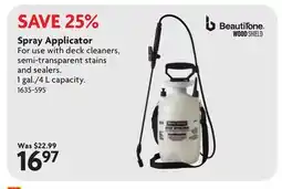 Home Hardware Spray Applicator offer