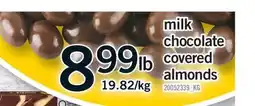 Fortinos MILK CHOCOLATE COVERED ALMONDS offer