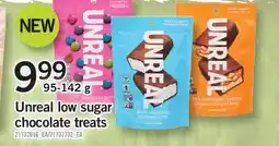 Fortinos Unreal low sugar chocolate treats offer