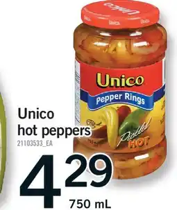 Fortinos UNICO HOT PEPPERS offer