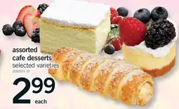 Fortinos ASSORTED CAFE DESSERTS offer