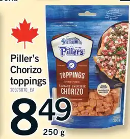 Fortinos PILLER'S CHORIZO TOPPINGS offer