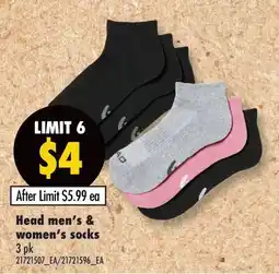 Fortinos HEAD MEN'S & WOMEN'S SOCKS offer