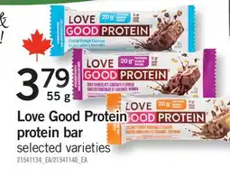 Fortinos LOVE GOOD PROTEIN PROTEIN BAR offer