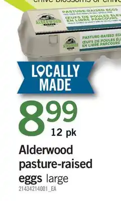 Fortinos ALDERWOOD PASTURE-RAISED EGGS offer