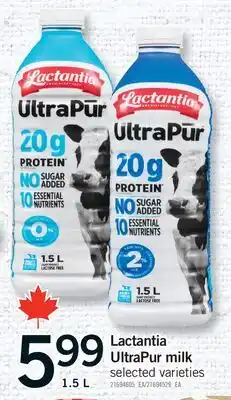 Fortinos LACTANTIA ULTRAPUR MILK offer