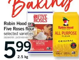Fortinos ROBIN HOOD OR FIVE ROSES FLOUR offer