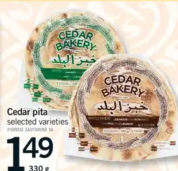 Fortinos CEDAR PITA offer