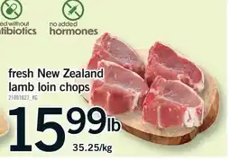 Fortinos FRESH NEW ZEALAND LAMB LOIN CHOPS offer