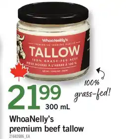 Fortinos WHOANELLY'S PREMIUM BEEF TALLOW offer
