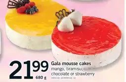 Fortinos GALA MOUSSE CAKES offer