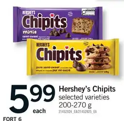 Fortinos HERSHEY'S CHIPITS offer
