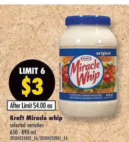Fortinos KRAFT MIRACLE WHIP offer