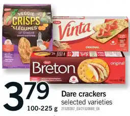 Fortinos DARE CRACKERS offer
