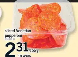 Fortinos SLICED VENETIAN PEPPERONI offer