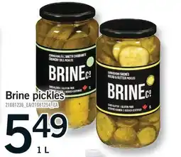 Fortinos BRINE PICKLES offer
