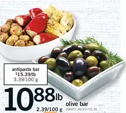 Fortinos OLIVE BAR, 2.39/100 G offer