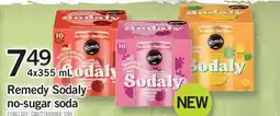 Fortinos REMEDY SODALY NO-SUGAR SODA offer
