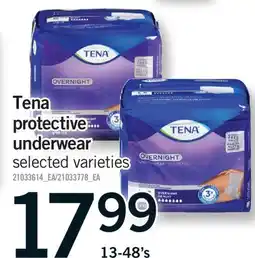 Fortinos TENA PROTECTIVE UNDERWEAR, 13-48's offer