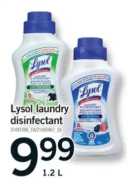 Fortinos LYSOL LAUNDRY DISINFECTANT offer