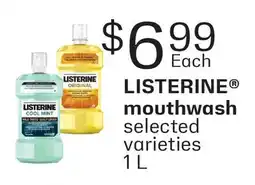 Fortinos LISTERINE MOUTHWASH offer
