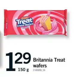 Fortinos BRITANNIA TREAT WAFERS offer