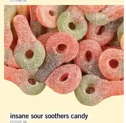 Fortinos INSANE SOUR SOOTHERS CANDY offer