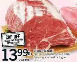 Fortinos PRIME RIB ROAST offer