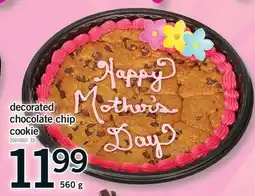 Fortinos DECORATED CHOCOLATE CHIP COOKIE offer