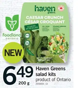 Fortinos HAVEN GREENS SALAD KITS offer