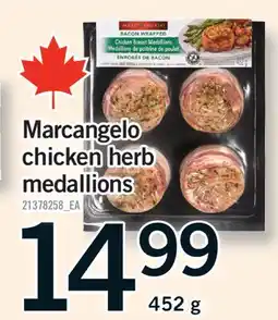 Fortinos MARCANGELO CHICKEN HERB MEDALLIONS offer