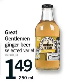 Fortinos GREAT GENTLEMEN GINGER BREAD offer