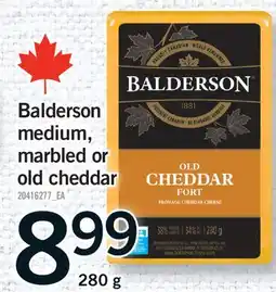 Fortinos BALDERSON MEDIUM, OR MARBLED OR OLD CHEDDAR offer