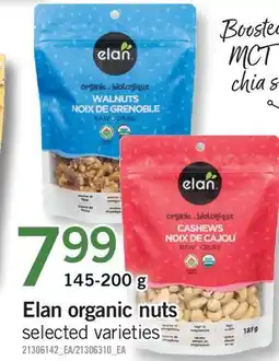 Fortinos ELAN ORGANIC NUTS offer