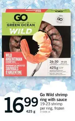 Fortinos GO WILD SHRIMP RING SAUCE offer
