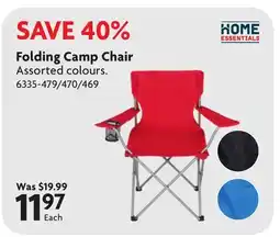 Home Hardware Folding Camp Chair offer