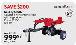Home Hardware Gas Log Splitter offer