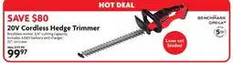 Home Hardware 20V Cordless Hedge Trimmer offer