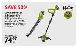 Home Hardware Lawn Trimmer & Blower Kit offer