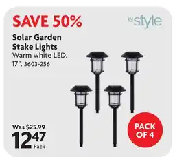 Home Hardware Solar Garden Stake Lights offer