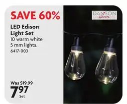 Home Hardware LED Edison Light Set offer