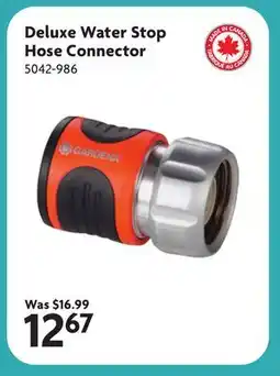 Home Hardware Deluxe Water Stop Hose Connector offer