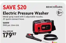Home Hardware Electric Pressure Washer offer